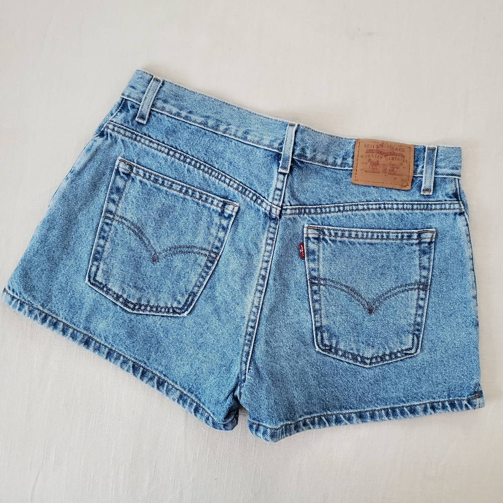 Vintage Levi's jean shorts junior 13, 36 inch waist